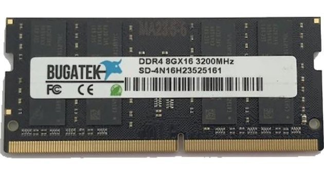 Bugatek 8 GB DDR4 1x8 3200 MHz Ram