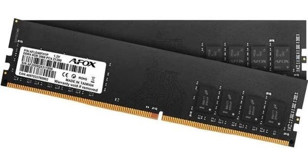 Afox AFLD48FH1P 8 GB DDR4 1x8 2666 MHz Ram