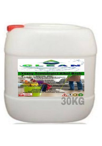 Clean Alkol Bazlı Yüzey Temizleyici 30 kg