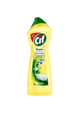 Cif Mikro Kristaller Krem Limon Kokulu Yüzey Temizleyici 750 ml