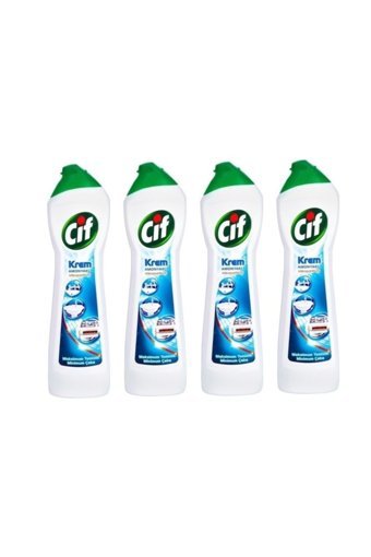 Cif Krem Amonyaklı Yüzey Temizleyici 4x500 ml