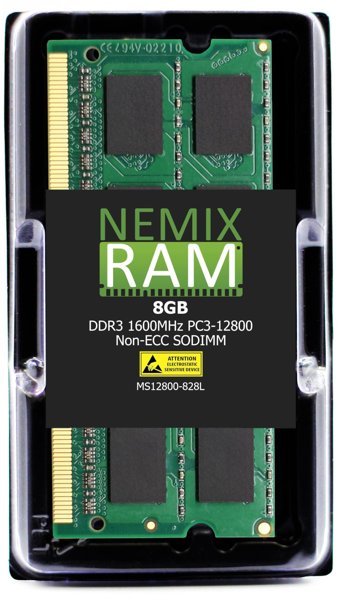 Nemix RAM-SNPN2M64C/8G A7022339 8 GB DDR3 1x8 1600 MHz Ram