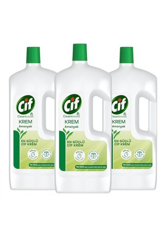 Cif Krem Amonyaklı Yüzey Temizleyici 3x1.5 lt