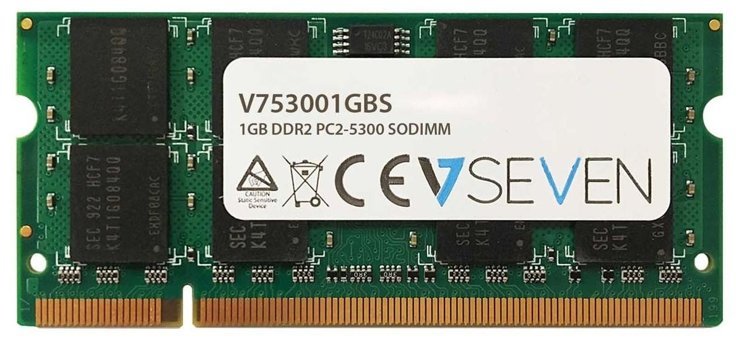 V7 V753001GBS 1 GB DDR2 1x1 667 MHz Ram