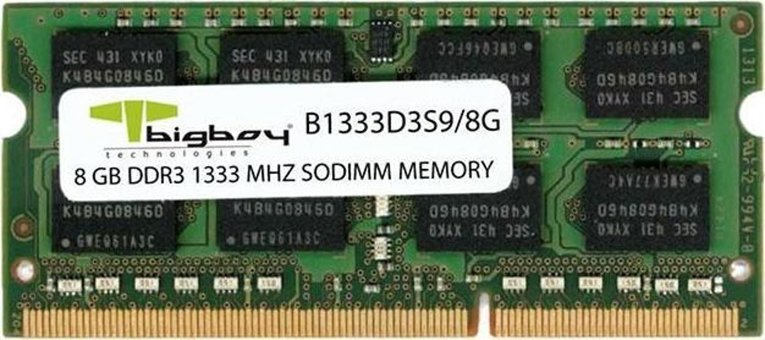 Bigboy Notebook 8 GB DDR3 1x8 1333 MHz Ram