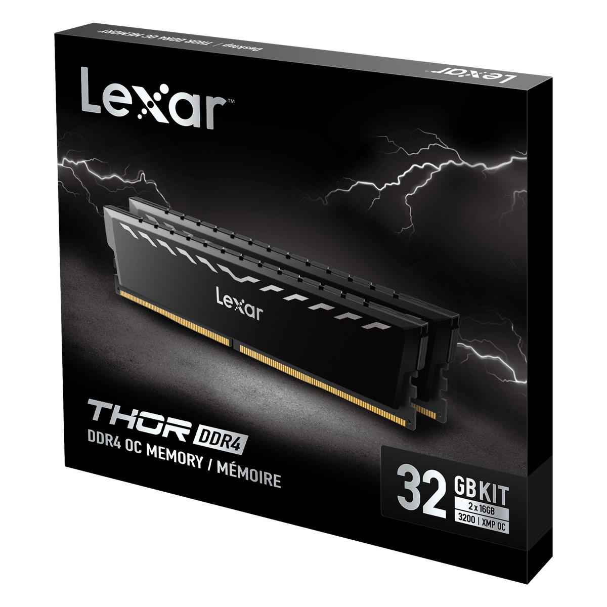 Lexar THOR DT GAMING LD4BU016G-R3200GDXG 32 GB DDR4 2x16 3200 MHz Ram