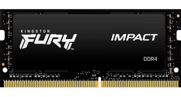 Kingston Fury Impact KF432S20IB/8 8 GB DDR4 1x8 3200 MHz Ram Siyah