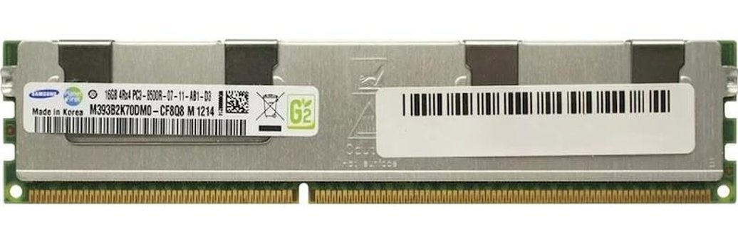 Samsung M393B2K70DM0-CF8Q8 16 GB DDR3 1x16 1066 MHz Ram Beyaz
