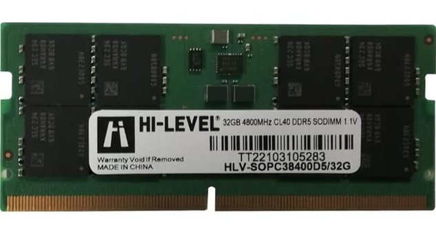 Hi-Level HLV-SOPC38400D5/32G 32 GB DDR5 1x32 4800 MHz Ram Yeşil