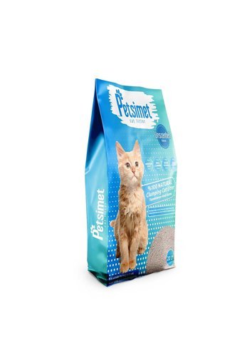 Petsimet Kokusuz Topaklanan İnce Taneli Bentonit Kedi Kumu 20 lt