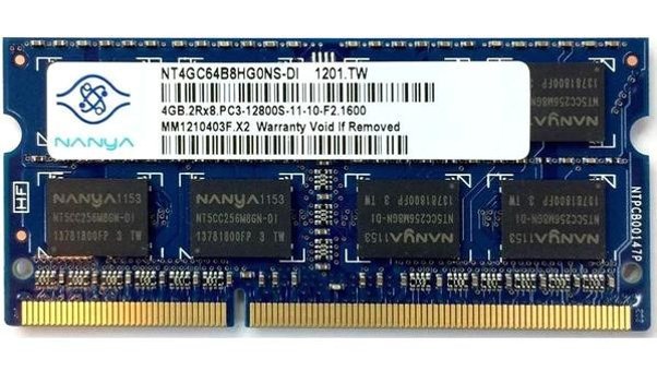 Nanya NT4GC64B8HB0NS-CG 4 GB DDR3 1x4 1333 MHz Ram