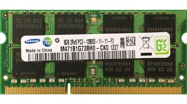 Samsung M471B1G73BH0CK0 8 GB DDR3 1x8 1600 MHz Ram
