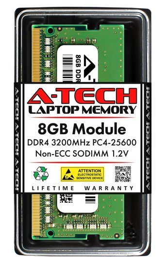 A-Tech CT8G4SFRA32A 8 GB DDR4 1x8 3200 MHz Ram