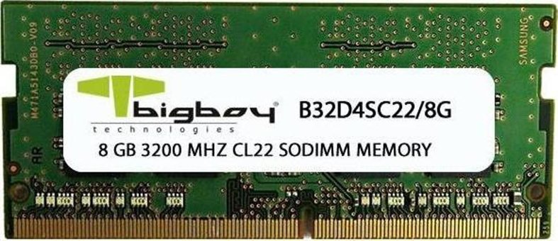 Bigboy Notebook 8 GB DDR4 1x8 3200 MHz Ram
