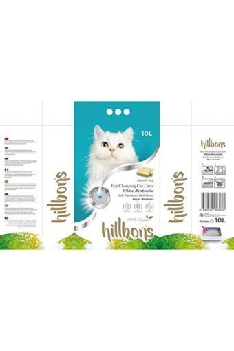Hillbons Marsilya Sabunu Kokulu Topaklanan İnce Taneli Bentonit Kedi Kumu 5 lt