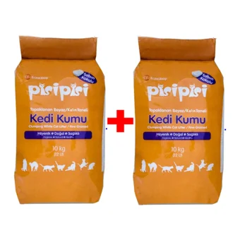Eczacıbaşı Pisipisi Sabun Kokulu Topaklanan Kalın Taneli Bentonit Kedi Kumu 2x12 lt