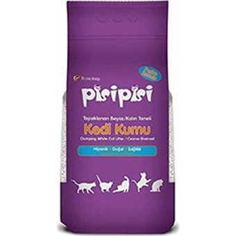 Eczacıbaşı Pisipisi Kokusuz Topaklanan Kalın Taneli Bentonit Kedi Kumu 2x5 kg