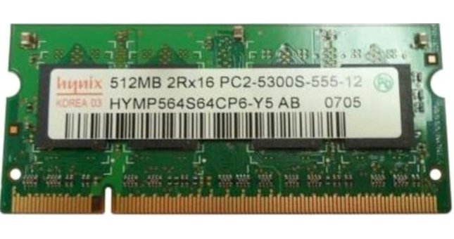 Hynix HYMP564S64CP6-Y5 512 mb DDR2 1x512 mb 667 MHz Ram