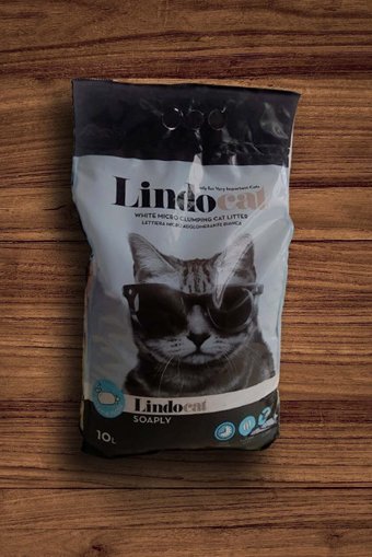 Lindo Cat Marsilya Sabunu Kokulu Topaklanan İnce Taneli Bentonit Kedi Kumu 10 lt