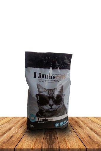 Lindo Cat Marsilya Sabunu Kokulu Topaklanan İnce Taneli Bentonit Kedi Kumu 10 lt