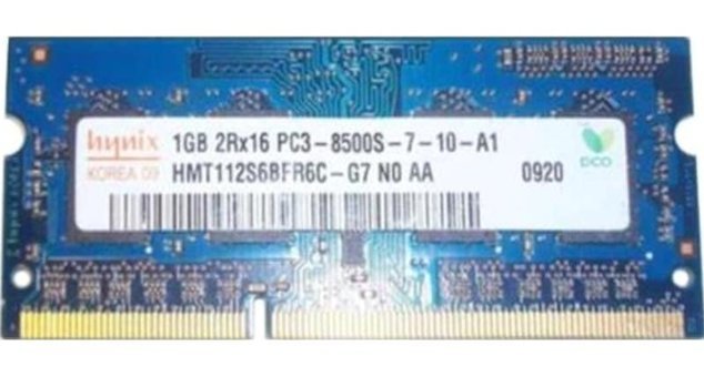 Hynix HMT112S6BFR6C-G7 1 GB DDR3 1x1 1066 MHz Ram