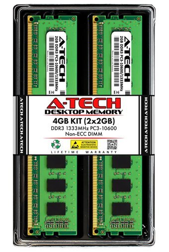 A-Tech BLT2KIT2G3D1337DT1TX0 4 GB DDR3 2x2 1333 MHz Ram