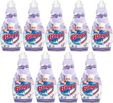 Bingo Soft Konsantre 60 Yıkama Yumuşatıcı 9x1.44 lt