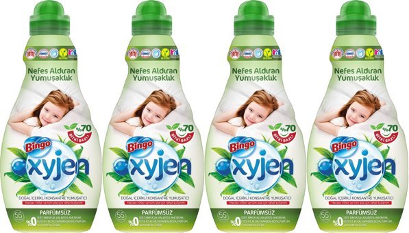 Bingo Oxjyen Konsantre Kokusuz 220 Yıkama Yumuşatıcı 4x1.320 lt