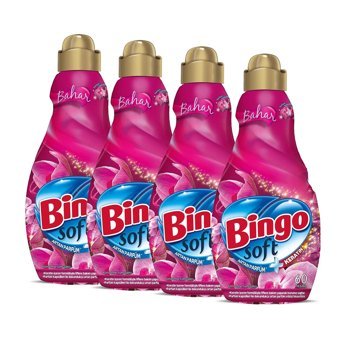 Bingo Soft Konsantre Orkide 240 Yıkama Yumuşatıcı 4x1.44 lt