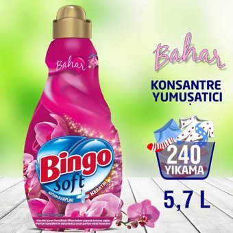 Bingo Soft Konsantre Orkide 240 Yıkama Yumuşatıcı 4x1.44 lt