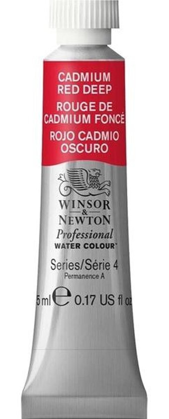 Winsor & Newton Cadmium Red Deep 097 S.4 Tüp Sulu Boya