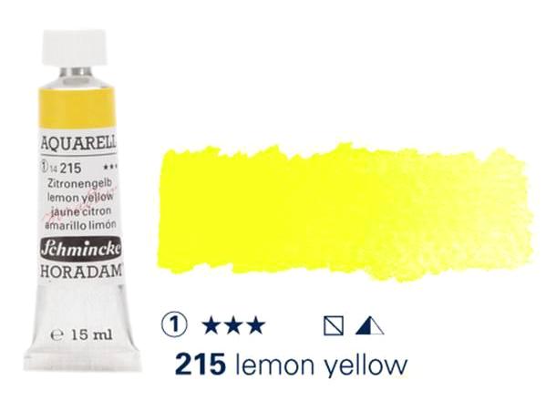 Schmincke Seri 1 Lemon Yellow 215 Sedefli Tüp Sulu Boya