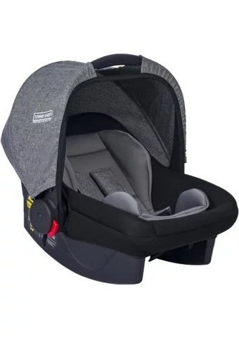 TommyBaby Mia Katlanabilir Tek Elle Kapanan 360 Derece Dönen Tam Yatar Kabin Tipi Travel Sistem Bebek Arabası Gri