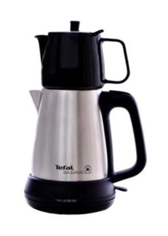 Tefal Tea Expert Porselen Demlikli 1650 W Çelik Gövdeli Siyah Çay Makinesi