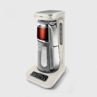 Karaca Roboçay Konuşan Cam Demlikli 2500 W Cam Gövdeli Vizon Çay Makinesi