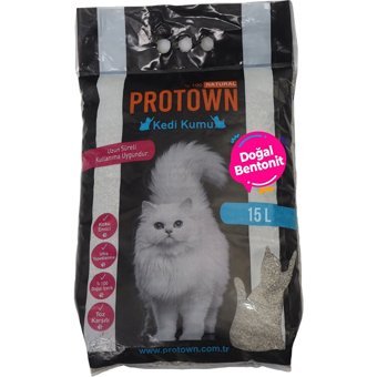 Pro Town Çiçek Kokulu Topaklanan İnce Taneli Bentonit Kedi Kumu 10 lt