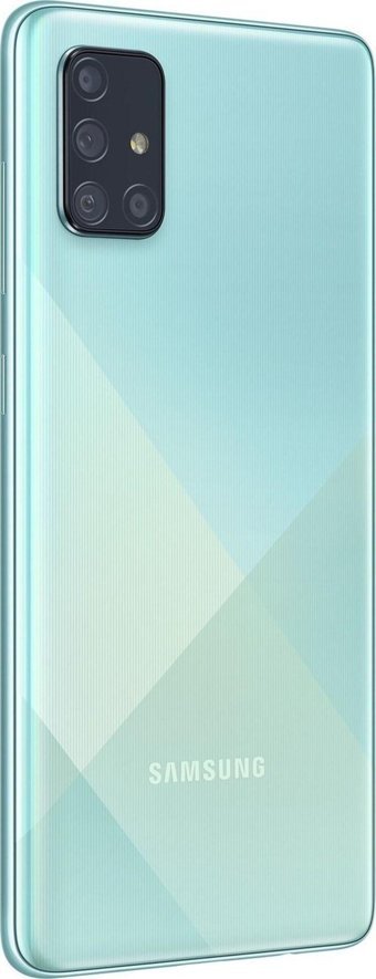 Samsung Galaxy A71 128 Gb Hafıza 8 Gb Ram 6.7 İnç 64 MP Çift Hatlı Super Amoled Ekran Android Akıllı Cep Telefonu Mavi