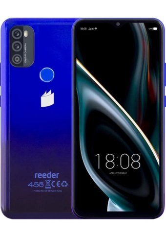 Reeder P13 Blue Max 2021 64 GB Hafıza 4 GB Ram 6.51 inç 13 MP Çift Hatlı IPS LCD Ekran Android Akıllı Cep Telefonu Mavi