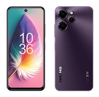 Hiking A45 128 GB Hafıza 6 GB Ram 6.79 inç 48 MP Çift Hatlı IPS LCD Ekran Android Akıllı Cep Telefonu Mor