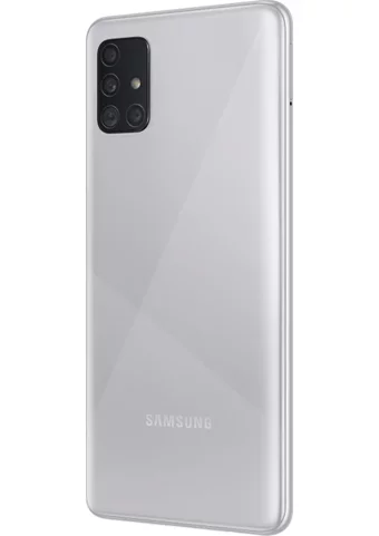Samsung Galaxy A51 256 GB Hafıza 8 GB Ram 6.5 inç 48 MP Çift Hatlı Super AMOLED Ekran Android Akıllı Cep Telefonu Gümüş