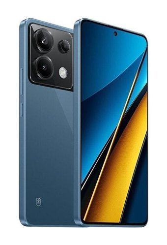 Poco X6 512 GB Hafıza 12 GB Ram 6.67 inç 64 MP Çift Hatlı AMOLED Ekran Android Akıllı Cep Telefonu Mavi