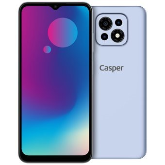 Casper Via M35 128 GB Hafıza 4 GB Ram 6.5 inç 13 MP Çift Hatlı IPS LCD Ekran Android Akıllı Cep Telefonu Mavi
