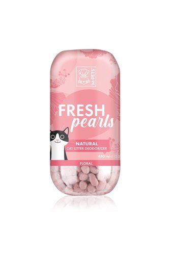 M Pets Çiçek Kokulu Topaklanan Kalın Taneli Bentonit Kedi Kumu 450 ml