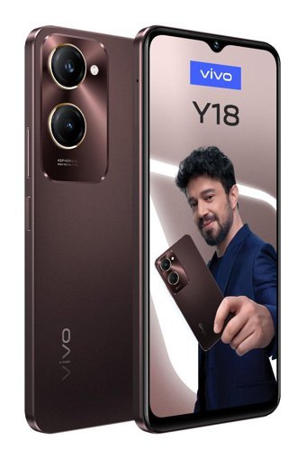 Vivo Y18 256 GB Hafıza 8 GB Ram 6.56 inç 50 MP Çift Hatlı Ips Lcd Ekran Android Akıllı Cep Telefonu Kahverengi