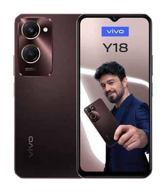Vivo Y18 128 GB Hafıza 8 GB Ram 6.56 inç 50 MP Çift Hatlı IPS LCD Ekran Android Akıllı Cep Telefonu Kahverengi
