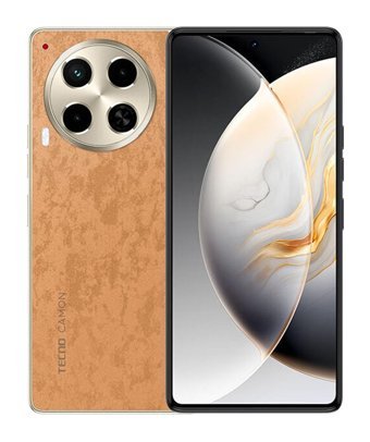 Tecno Camon 30 256 GB Hafıza 12 GB Ram 6.78 inç 50 MP Çift Hatlı AMOLED Ekran Android Akıllı Cep Telefonu Kahverengi