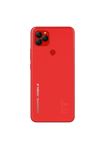 General Mobile Gm 22 32 GB Hafıza 3 GB Ram 6.52 inç 13 MP IPS LCD Ekran Android Akıllı Cep Telefonu Kırmızı