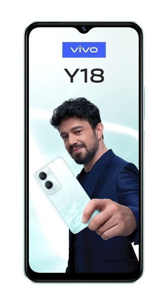 Vivo Y18 128 GB Hafıza 8 GB Ram 6.56 inç 50 MP Çift Hatlı IPS LCD Ekran Android Akıllı Cep Telefonu Mavi