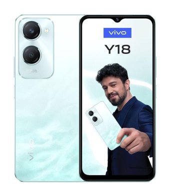 Vivo Y18 128 GB Hafıza 8 GB Ram 6.56 inç 50 MP Çift Hatlı IPS LCD Ekran Android Akıllı Cep Telefonu Mavi