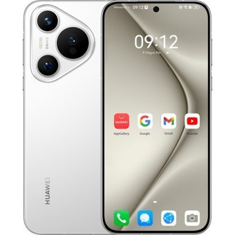 Huawei Pura 70 256 GB Hafıza 12 GB Ram 6.6 inç 50 MP Çift Hatlı OLED Ekran Android Akıllı Cep Telefonu Beyaz